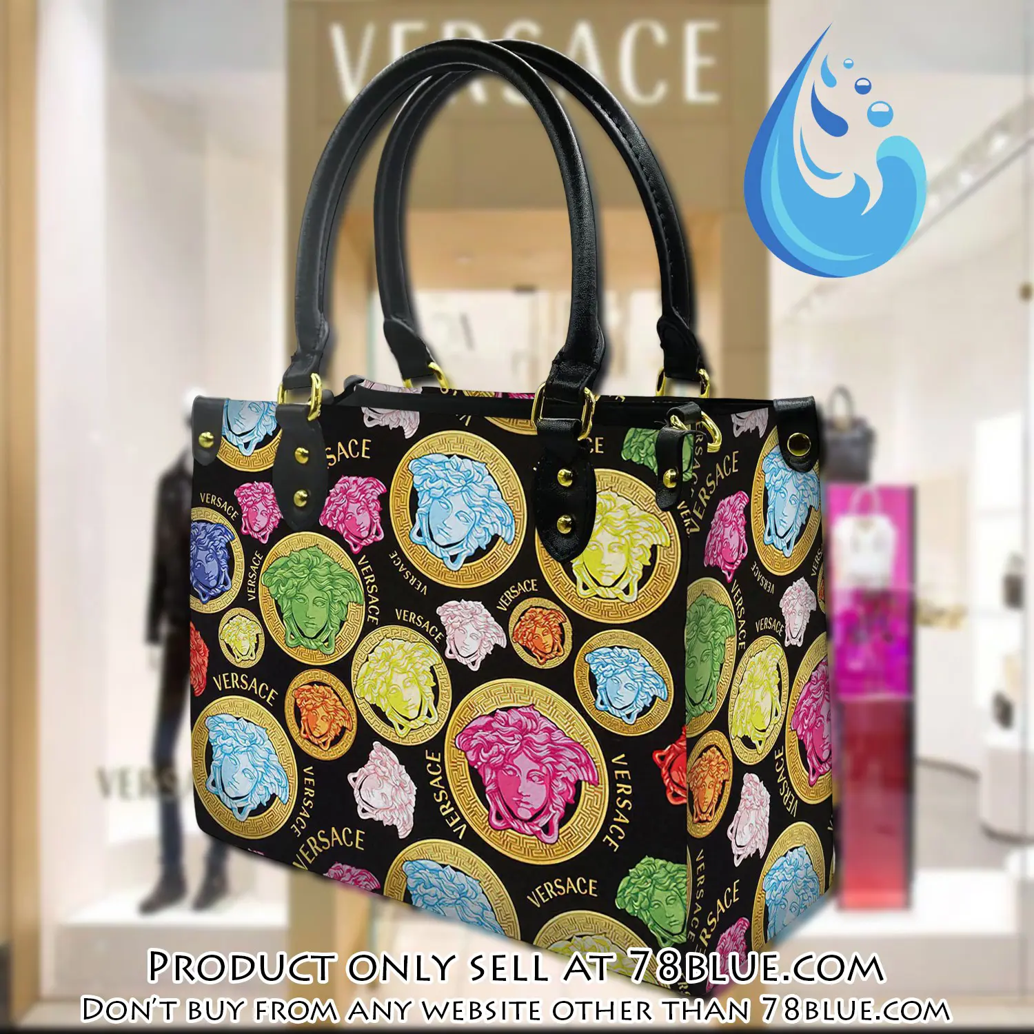 Versace women luxury leather handbag 3d lhb1040 78b1459039